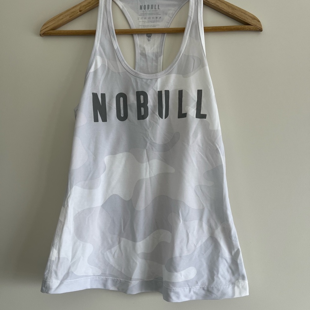 NOBULL Women's Gray Camo Tank Top